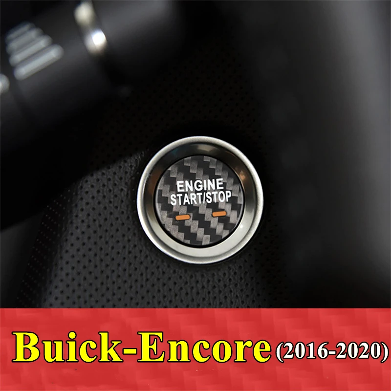 

Наклейка из углеродного волокна для кнопки запуска и остановки двигателя Buick Encore 2016 2017 2018 2019 2020