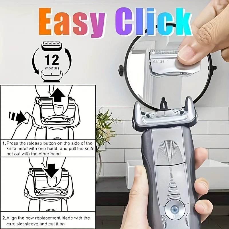 Подходит для бритвы Braun 70B 70S электробритва 7 series blade 790CC 720 750CC 760CC 9565