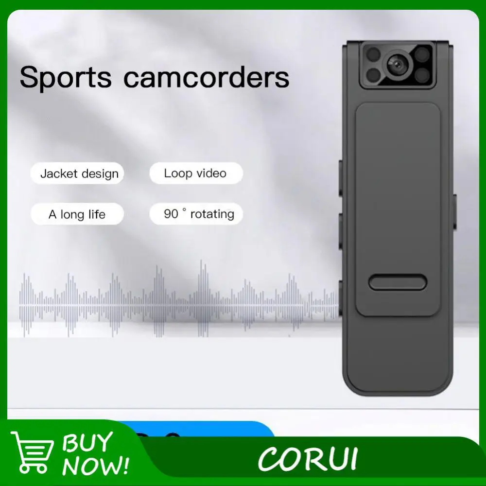 

Mini Digital Camera HD Flashlight Micro Cam Magnetic Body Camera Motion Detection Snapshot Loop Recording Camcorder For Sports