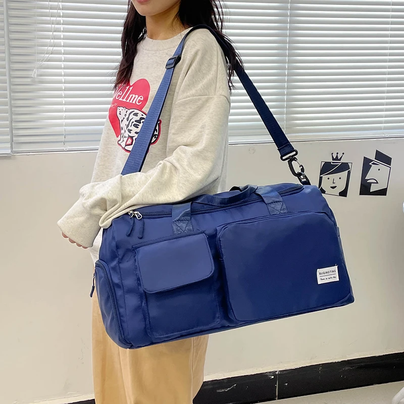 Multi-Functional Travel Bag Large Capacity Dry And Wet Separation Independent Shoe Warehouse Business Cross-Slung Storage Bag M4