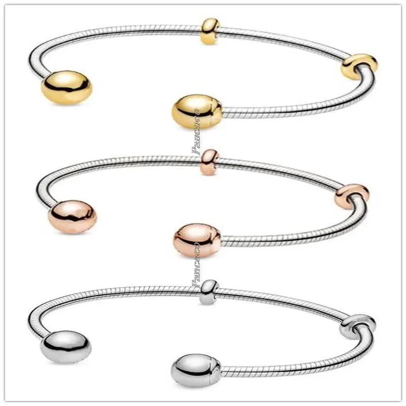 

2022 Original Pandora Bracelet 925 Sterling Silver Charm Beads DIY Handmade Beaded Earrings Women's Fashion Jewelry Necklaces