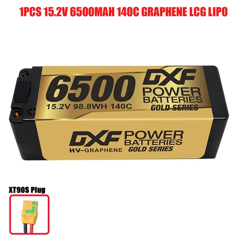 Аккумулятор 4S 140C Graphene LCG 15,2 мА ч, 1 шт., 2 шт., в 6500 корпусе, для 1/8, XT60, EC5, TRX, XT90
