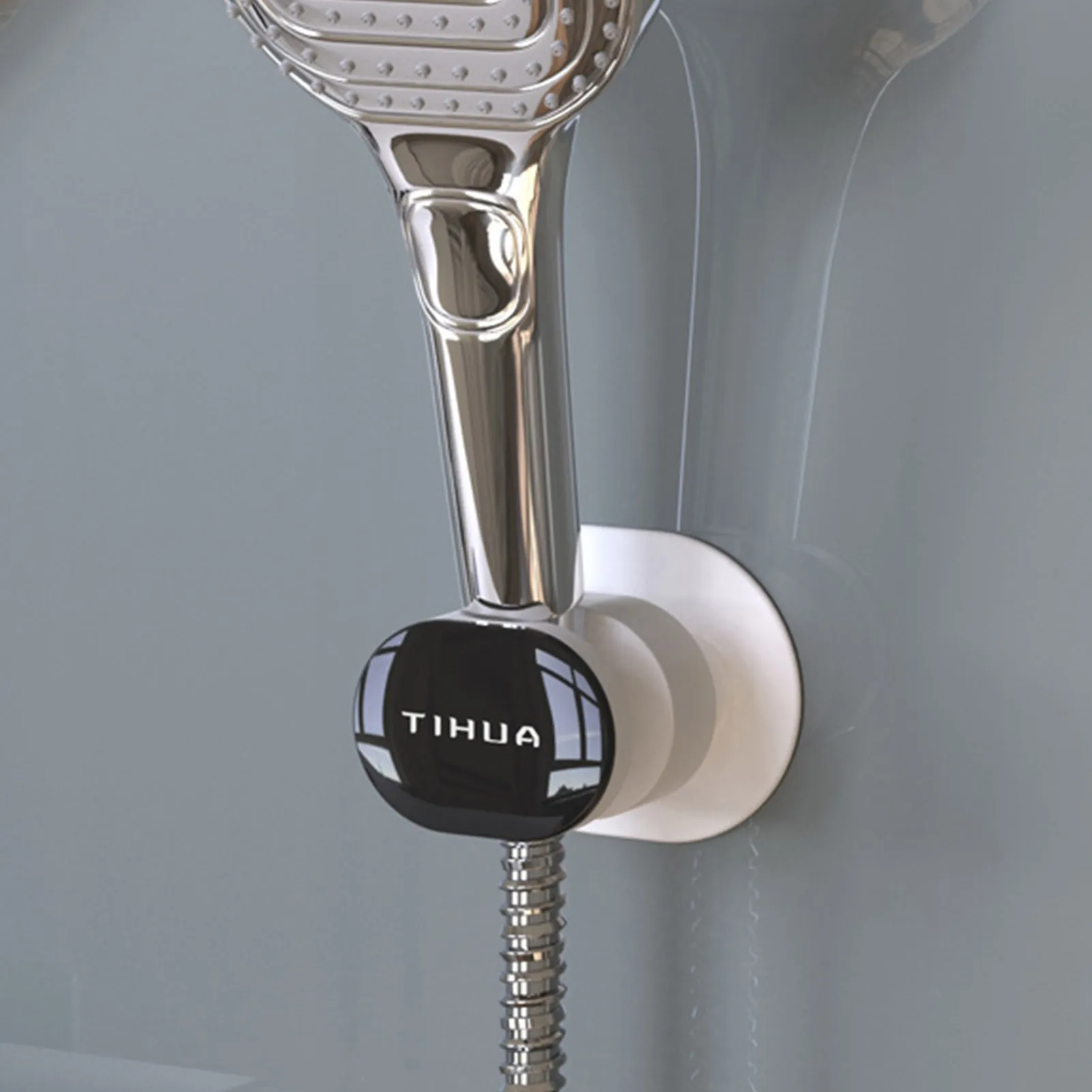 

1pcs Adjustable Showers Holder Bracket Support Shower Head Holder Wall Mount Self Adhesive Stand Bathroom Accessories