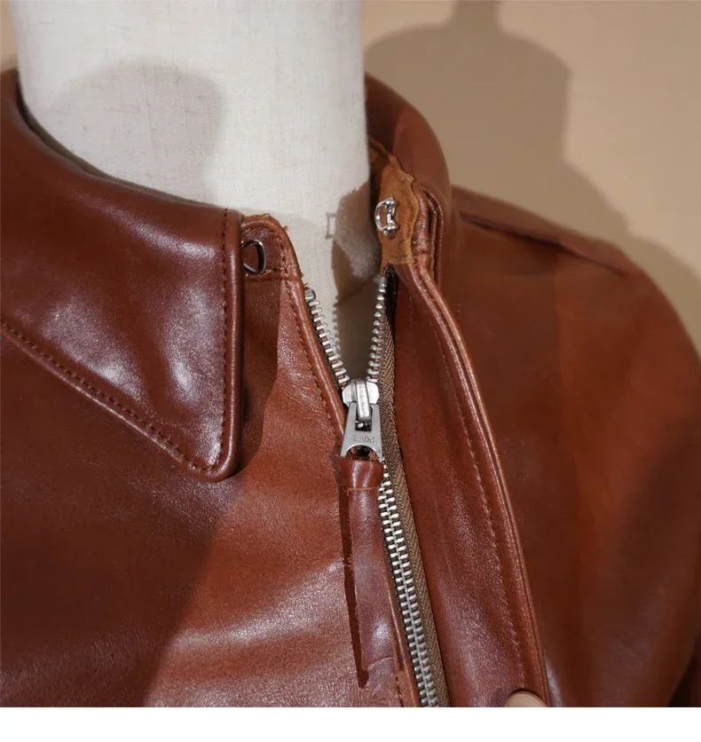 Blunt Razor New Spot Eastman Version 16159 восковая конская кожа A2 летный костюм кожаная куртка в