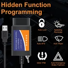 ELM327 OBD2 сканер elm 327 USB v1.5 Bluetooth считыватель кодов автомобильный диагностический сканер инструмент для Forscan автомобильный