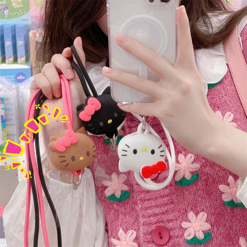 

Sanrio Hello Kitty Kuromi My Melody Purin Cinnamoroll Mobile Phone Lanyard Loss Prevention Cute Kawaii Convenient Durable Sweet