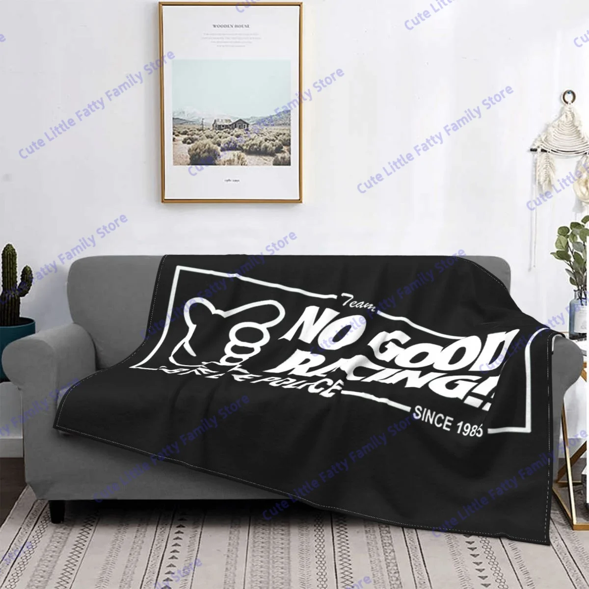 

3D No Good Racing Jdm Street Japan Touge Blanket Flannel Summer Portable Warm Throw Blankets for Bedding Travel Bedding Throws