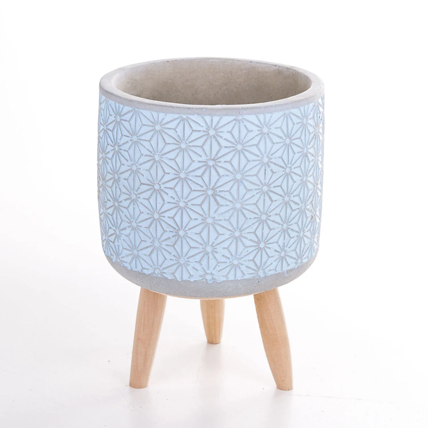 

Veramaya Decapod звездный узор светильник-голубой бетон Saksı14x20,5 см