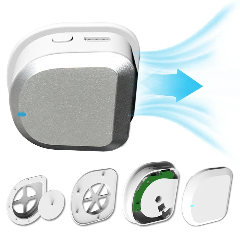 

Electric Face Fan For Air Purifying, Sports Mini Battery Powered Fan For Gardening, Outdoor Resist Dusts, PM2.5, Smoke