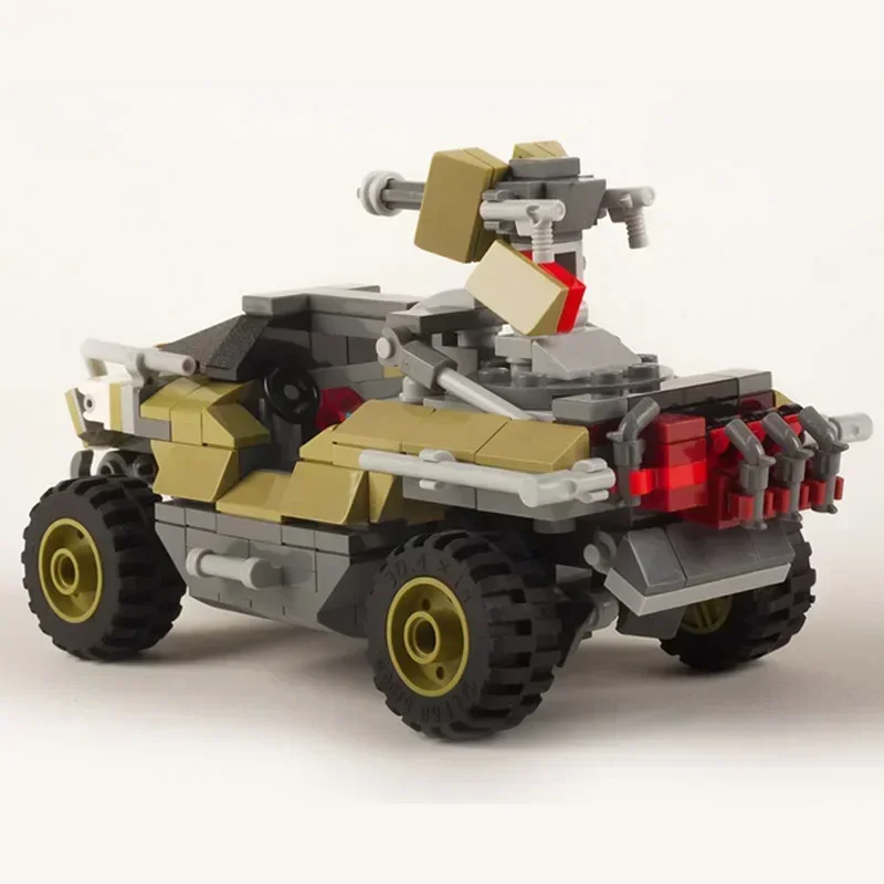 Moc строительные кирпичи модель военной игры M12 Warthog Battlefield автомобиль технология
