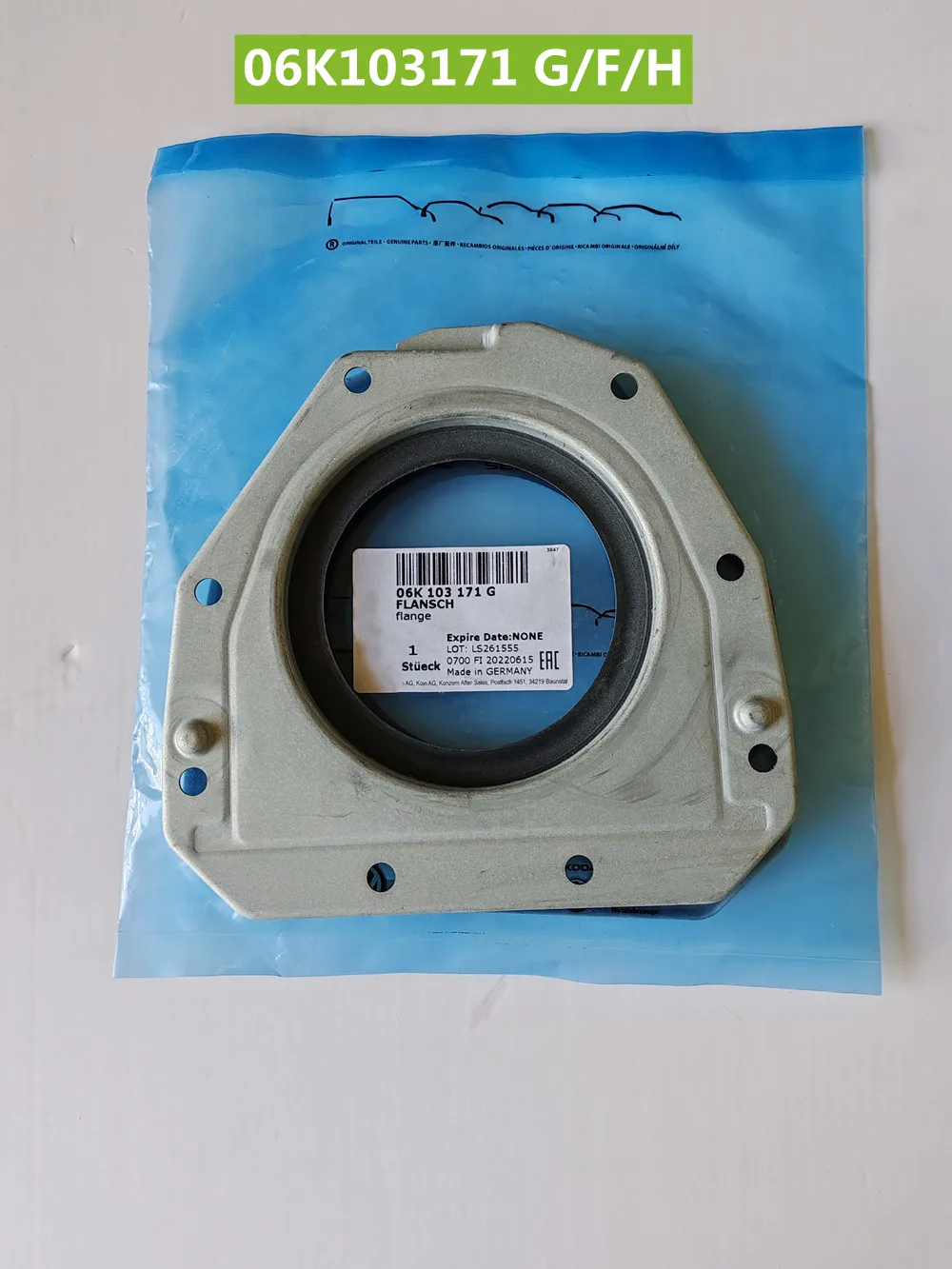 

ПОДЛИННЫЙ НОВЫЙ OEM 06H 103171 Ф 06К 103171 Ф 06К 103171 Г 06К 103171 H для VW Volkswagen Audi задний главный уплотнитель коленчатого вала 06H 103171 A