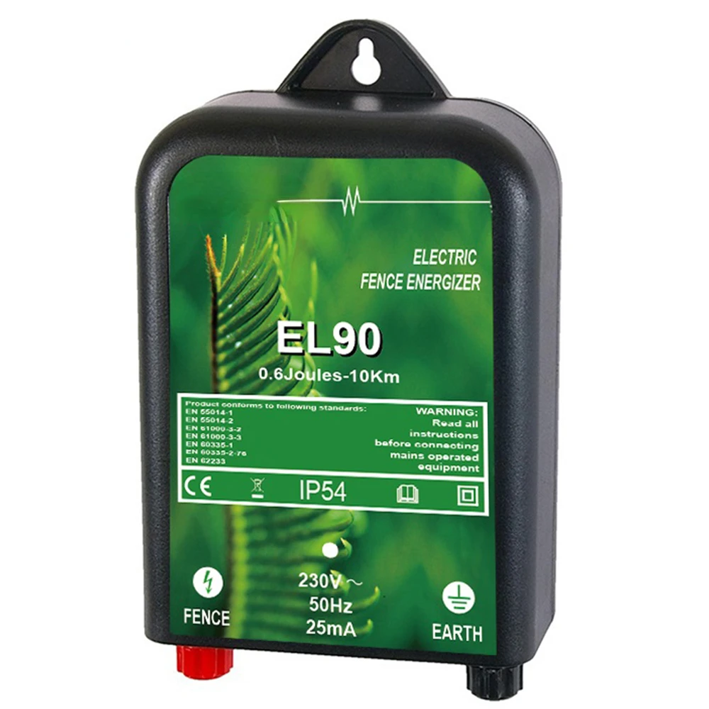 

Hot sale 0.6 joules 10 km High Quality Industry Farmhouse Electronic Electric Fence Energizer for sheep