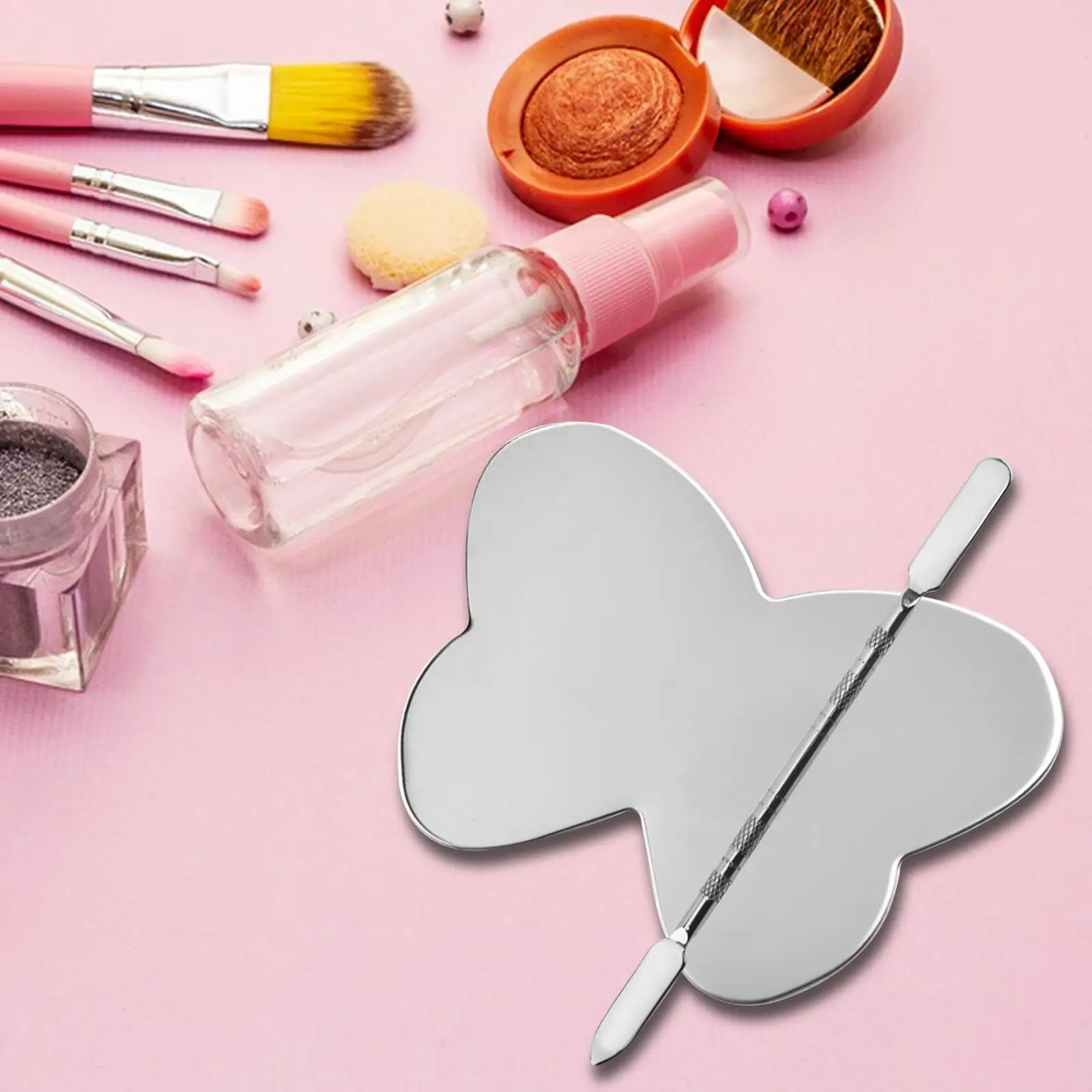 5X палитра для макияжа с кольцом пальцев Женская косметическая Палитра