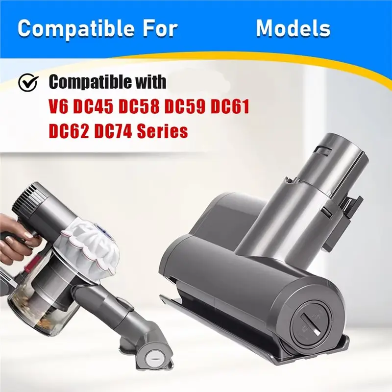 Щетка для удаления пылевых клещей A21F для пылесосов Dyson V6, DC45, DC58, DC59, DC61, DC62, DC74, мини-щетка для матрасов (art.: 3920d8ecbcc18) - 3920d8ecbcc18