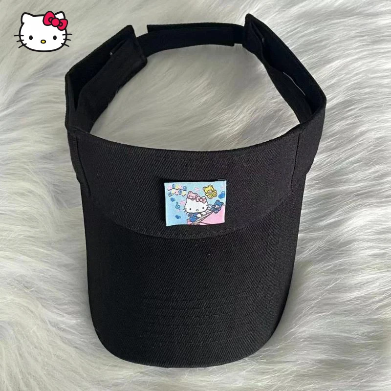 

Sanrio Hellokitty Anime Kawaii Spring and Autumn 2023 New Cute and Sweet Sun Hat Versatile Fashionable Peaked Cap Baseball Cap