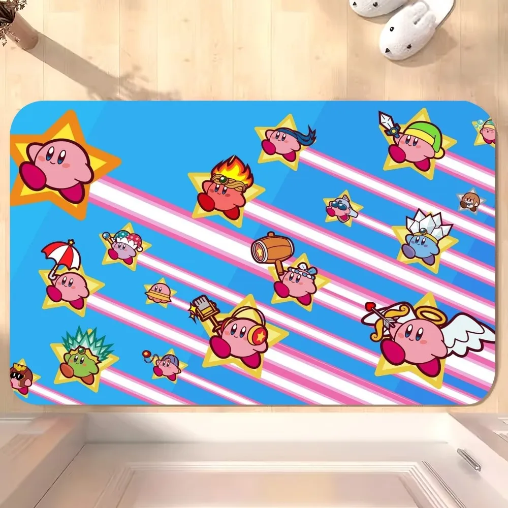 Милый K-Kirby игровой D напольный коврик для ванной супер абсорбирующий
