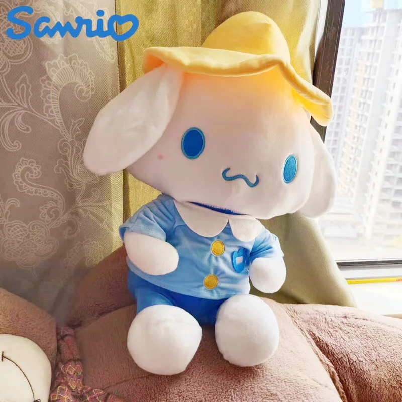 

Hot 25~60cm Sanrio Cinnamoroll Cartoon Plush Dolls Kawaii Hat Style Anime Big Dog Pillows Stuffed Toys Room Decor Kids Gifts