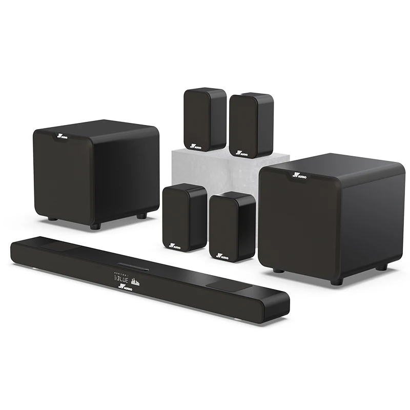 

Home Theater System Surround Sound Speakers 8 inch Subwoofer 480W 7.2 Channel Stereo Input Home Audio System