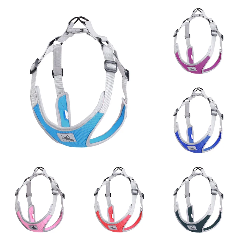 

Pet Chest Strap Mesh Cool Breathable Dog Leash Small Medium Dogs Pet Supplies Puppy Cat Harness Pug Chihuahua French Bulldog