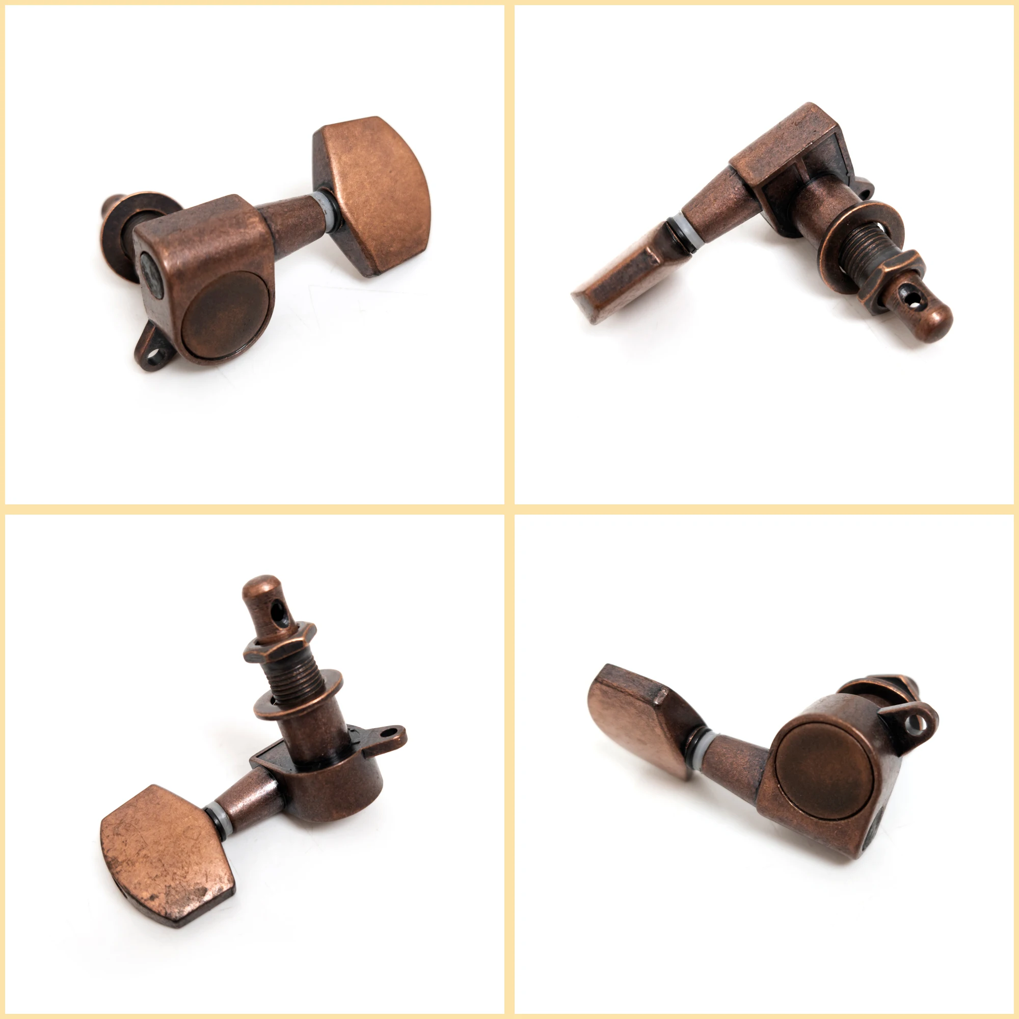 6R гитарные тюнеры в винтажном стиле колки для настройки гитары винтажные красные