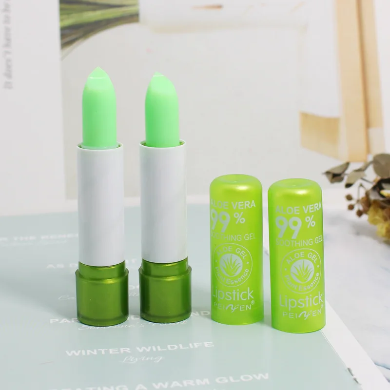 1 шт. желе с экстрактом алоэ вера меняет цвет мандарин долговечная помада