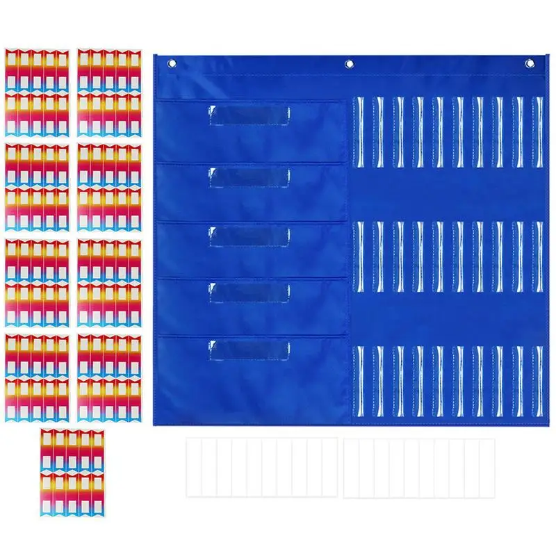 

Pencil Parking Pocket Chart Classroom Pocket Chart Standard With 30 Pocket For Teaching Supplies Stationery Chart For Classroom