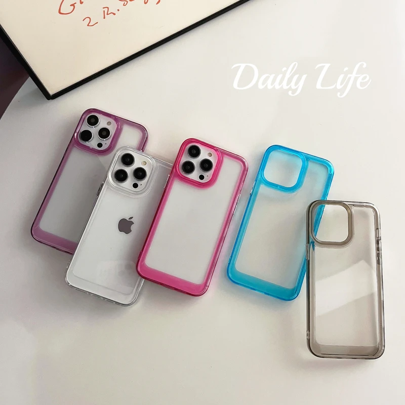 

Transparent Phone Case For Iphone 14 13 11 12 Pro Max 6 6S 7 8 14 Plus Phone Accessory Protective Case For Iphone X Xr Xsmax