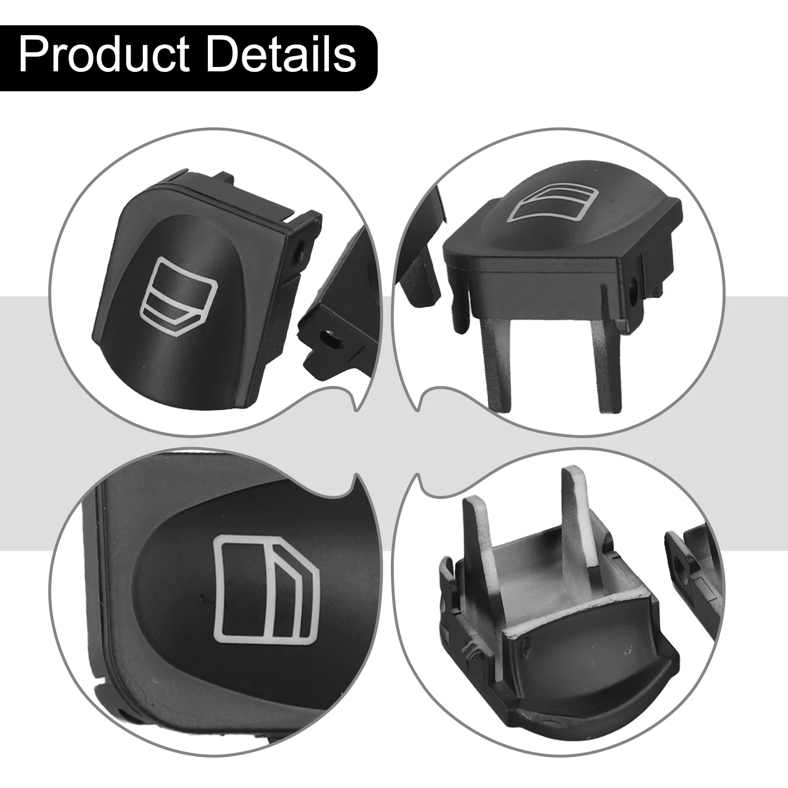 Для Mercedes C Class W203 W209 крышка переключателя окна набор кнопок простая установка