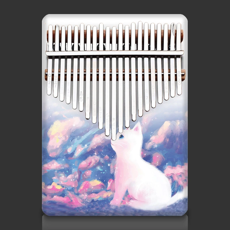 Пианино Kalimba для большого пальца изысканное портативное 21 клавиша музыкальный