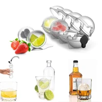 ice hockey ice box molds sphere round ball ice cube makers bar party kitchen whiskey cocktail diy ice cream moulds ice mould
