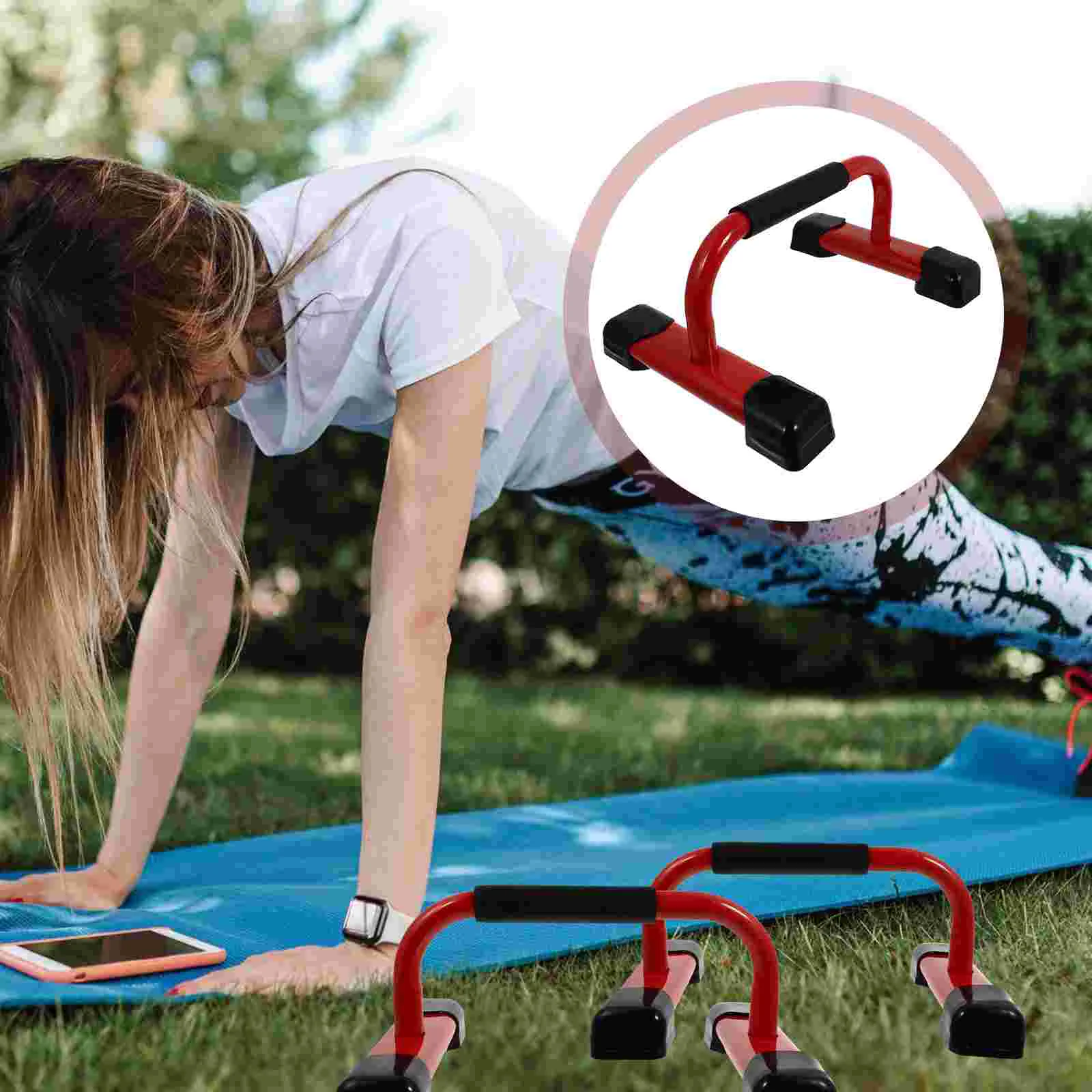 

2pcs Hand Grip Workout Equipment Useful Push-up Holders Body Building Tools
