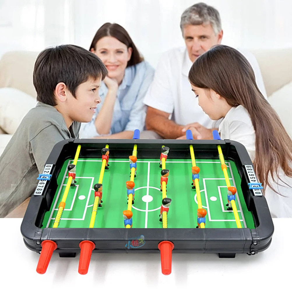 

Foosball Table Soccer Game Tabletop Football Desktop Sports Interesting Plaything for Kids Adults Bar Pub Tournament