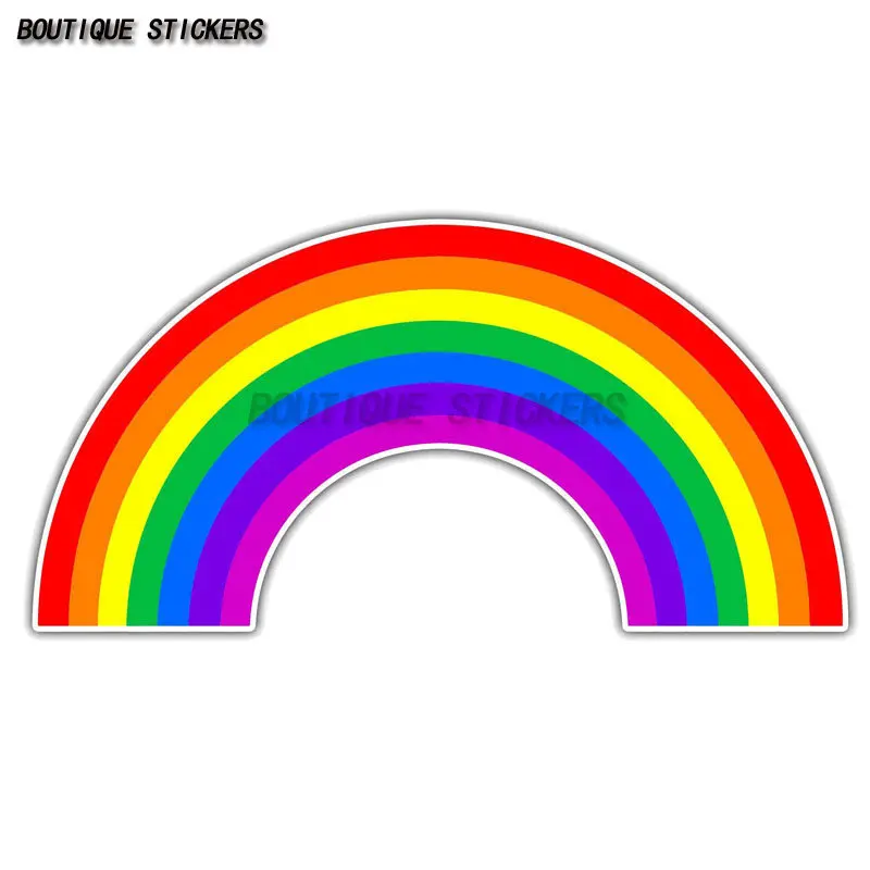 

Creative Rainbow Car Sticker Waterproof PVC Sticker Car Motorcycle Decoration Accessories Luggage Notebook Computer Sticker