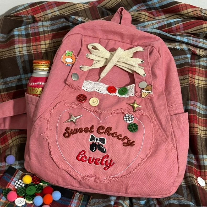 Милый школьный рюкзак с японским мультяшным рисунком женские сумки милые