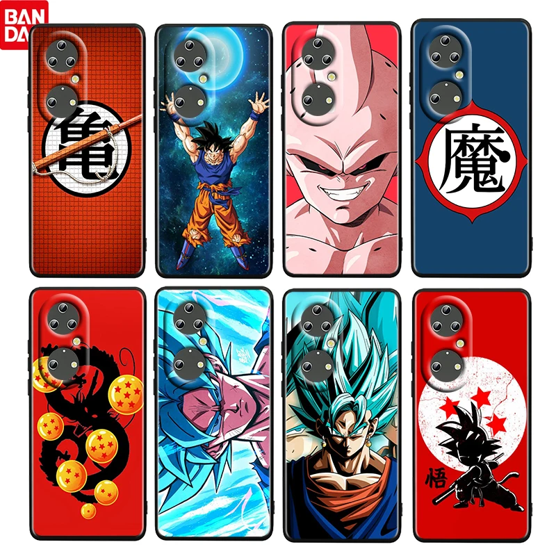 

Dragon Ball Anime Japanese For Huawei P50 40 30 20 10 9 Lite E Mini Pro 5G Soft Silicone Black Cover Phone Case Funda Coque Capa