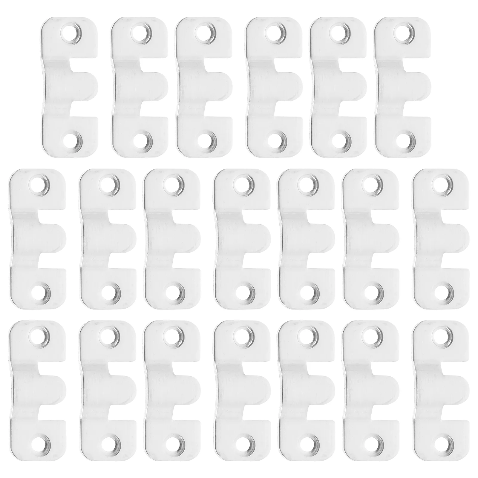 

Interlocking Hanging Hooks Frame Hangers Mirror Artwork Clips Picture Frame Connectors Bed Hooks Pieces Mirror Hooks