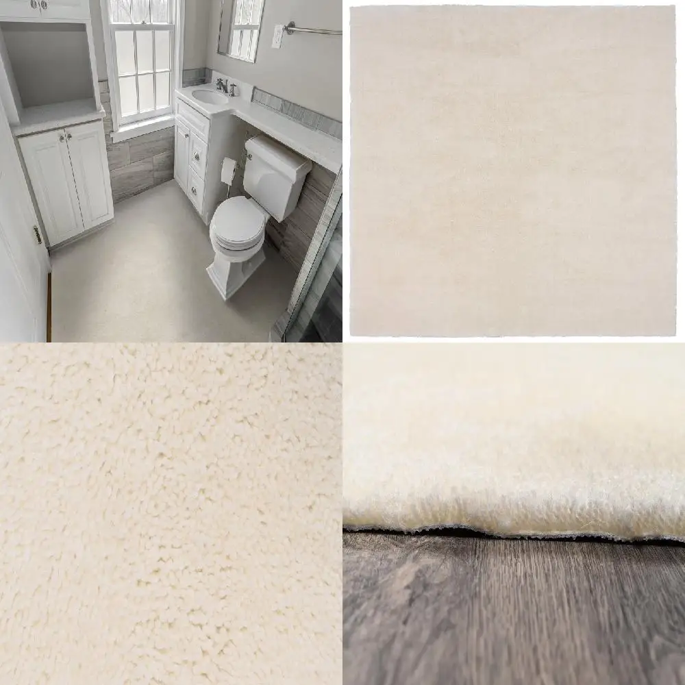 

Роскошный Противоскользящий ковер цвета слоновой кости, идеальный комфорт и стиль, размер 6 футов x 9 футов: обязательный предмет для любых ч...