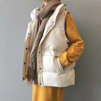 womens vest loose size autumn and winter temperament korean version of loose thick outer wear vest winter vest jacket
