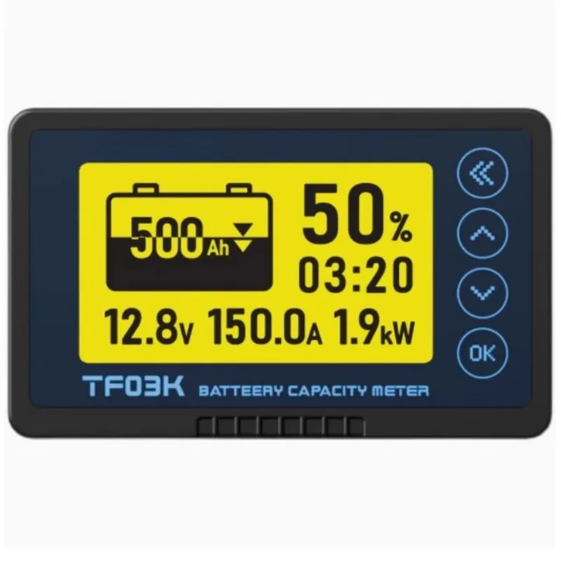 Фото DC8-120V счетчик кулонов индикатор емкости аккумулятора напряжение ток 50A/100A/350A/500A счетчик кулонов для электромобиля №1