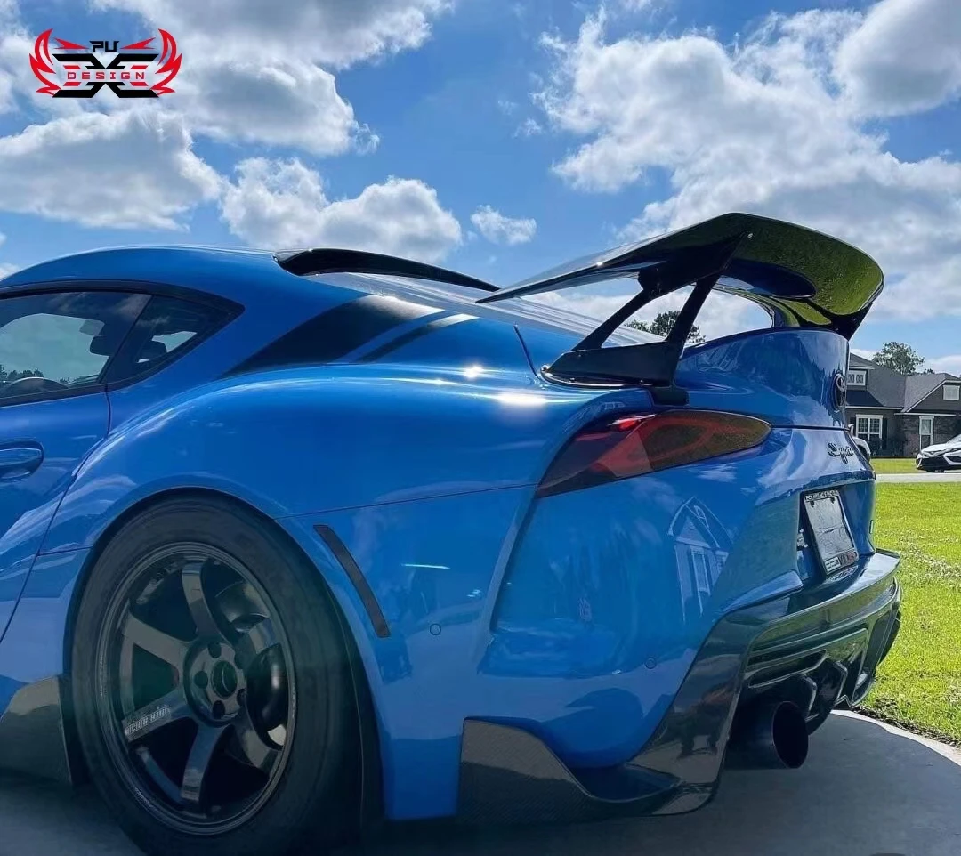 Задний спойлер багажника из углеродного волокна в стиле Voltex крылья для губ Toyota Gr