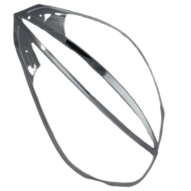 Внешняя хромированная крышка для передней лампы ABS накладки фар автомобильные