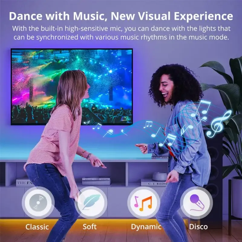 SONOFF L3 Умный дом Светодиодная лента Wi-Fi 5M Гибкая светодиодная лампа RGB