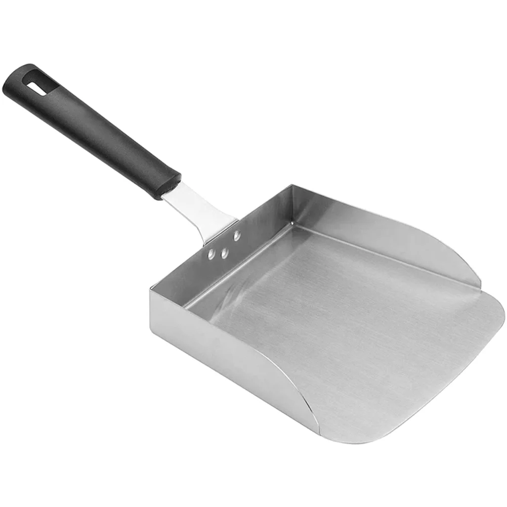 

Burger Metal Griddle Scoop Stainless Steel Spatula Griddle Spatula for Restaurant Hotel Home Kitchen