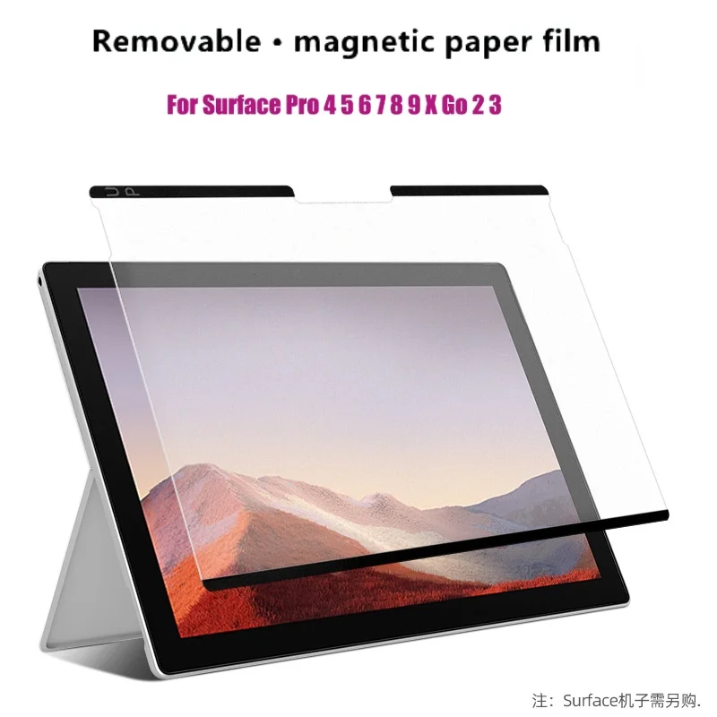 

Like Paper Magnetic Removable Screen Protector for Microsoft Surface Pro 9 8 X 7 6 5 Film For Surface Go 4 2 3 10.5"Soft PE