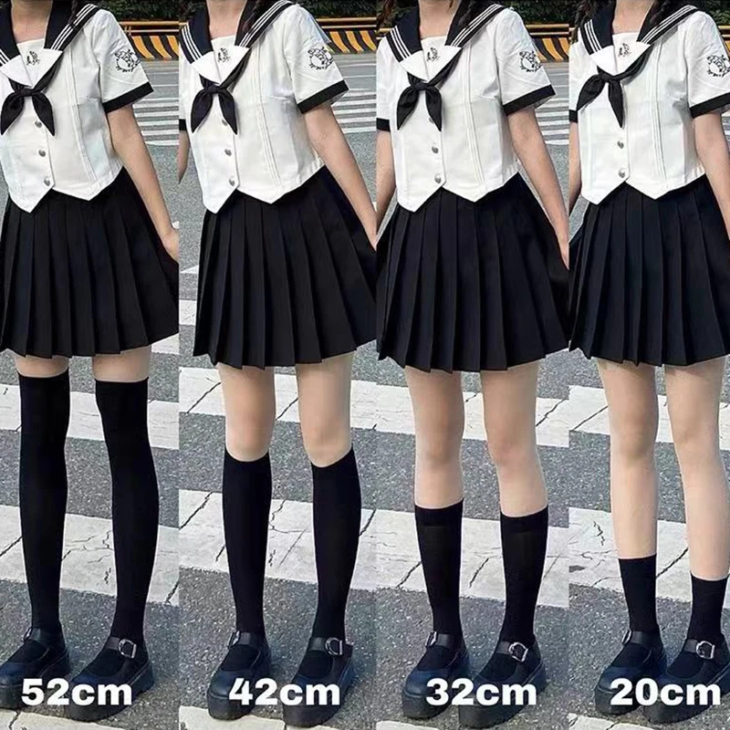 women socks Calf socks korean style japanese style Velvet black white Comfortable sweet girl happy funny socks
