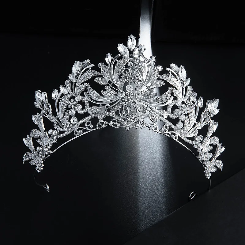Crystal Bride Crown Alloy Rhinestone Wedding brides Palace Princess Wedding Hair Jewelry