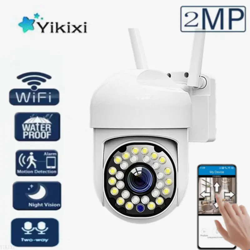 

1080P WiFi indoor IP Camera CCTV Audio Smart Home Surveillance Cameras Video Night Vision P2P H.265 Two-way Voice IP Cam