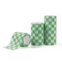 1610pcs green mesh printed medical self adhesive elastic bandage 4 5m sports wrap tape for finger joint knee