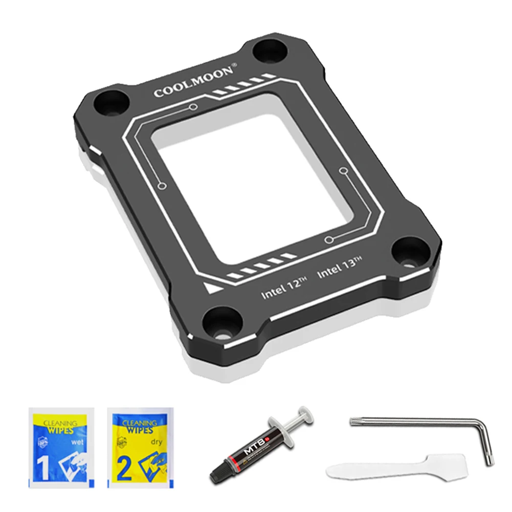 

COOLMOON LGA17XX-BCF Intel12/13 Generation CPU Bending Correction Fixing Buckle LGA1700 Fix Substitute Aluminum Corrector Frame