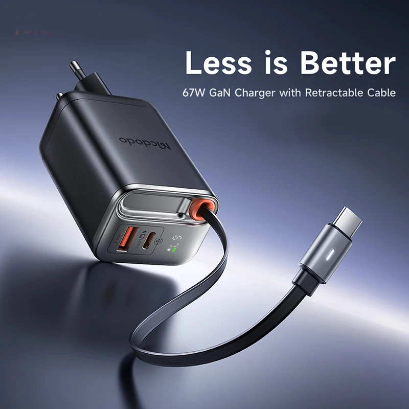 Luxmoc Высококачественное зарядное устройство GaN 67 Вт PD Fast Charge Зарядное для